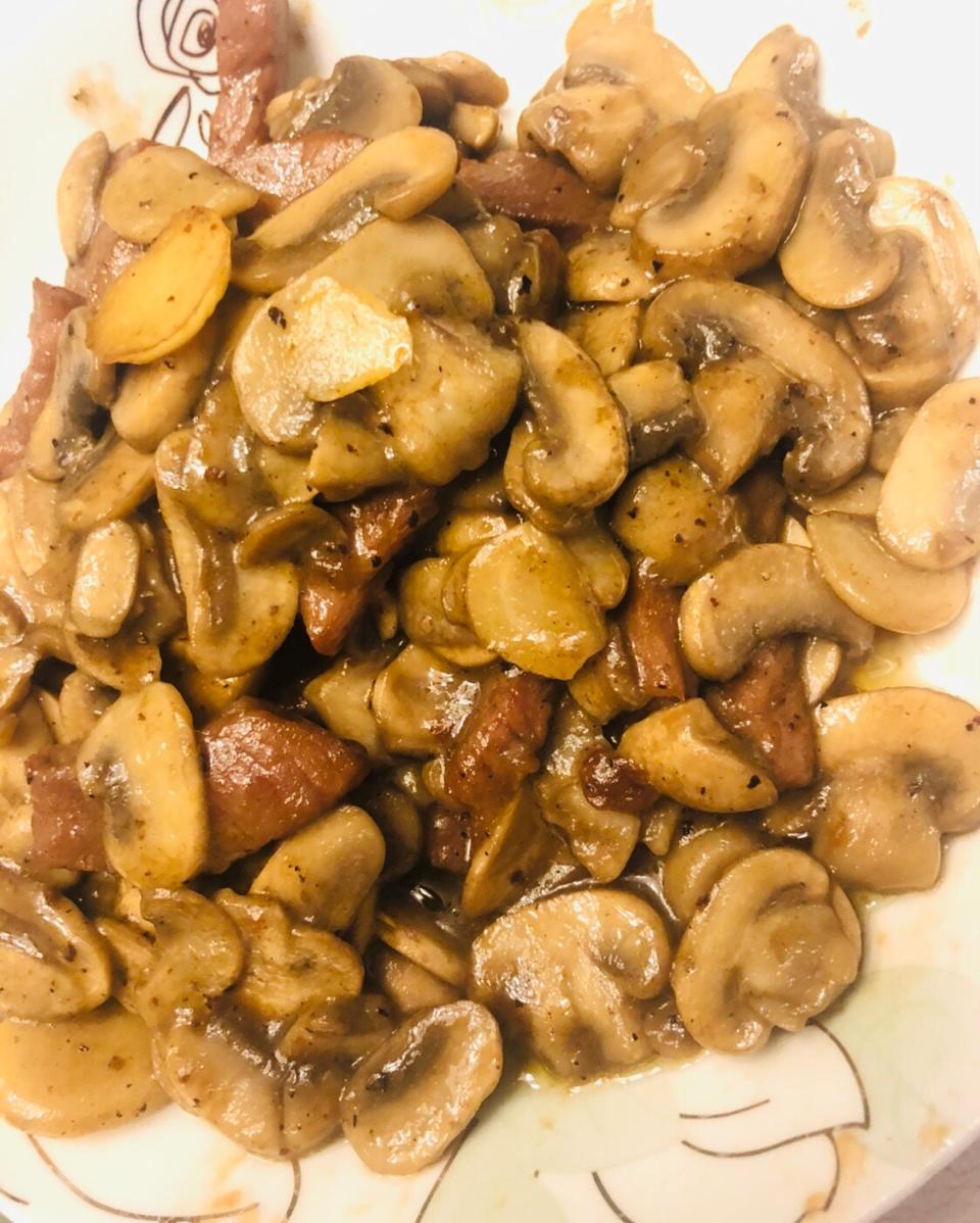 黑椒口蘑炒牛肉