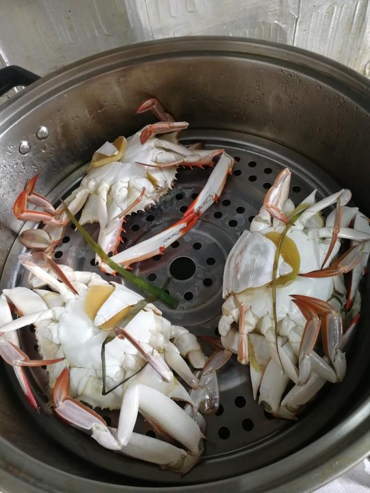 蒸梭子蟹的做法