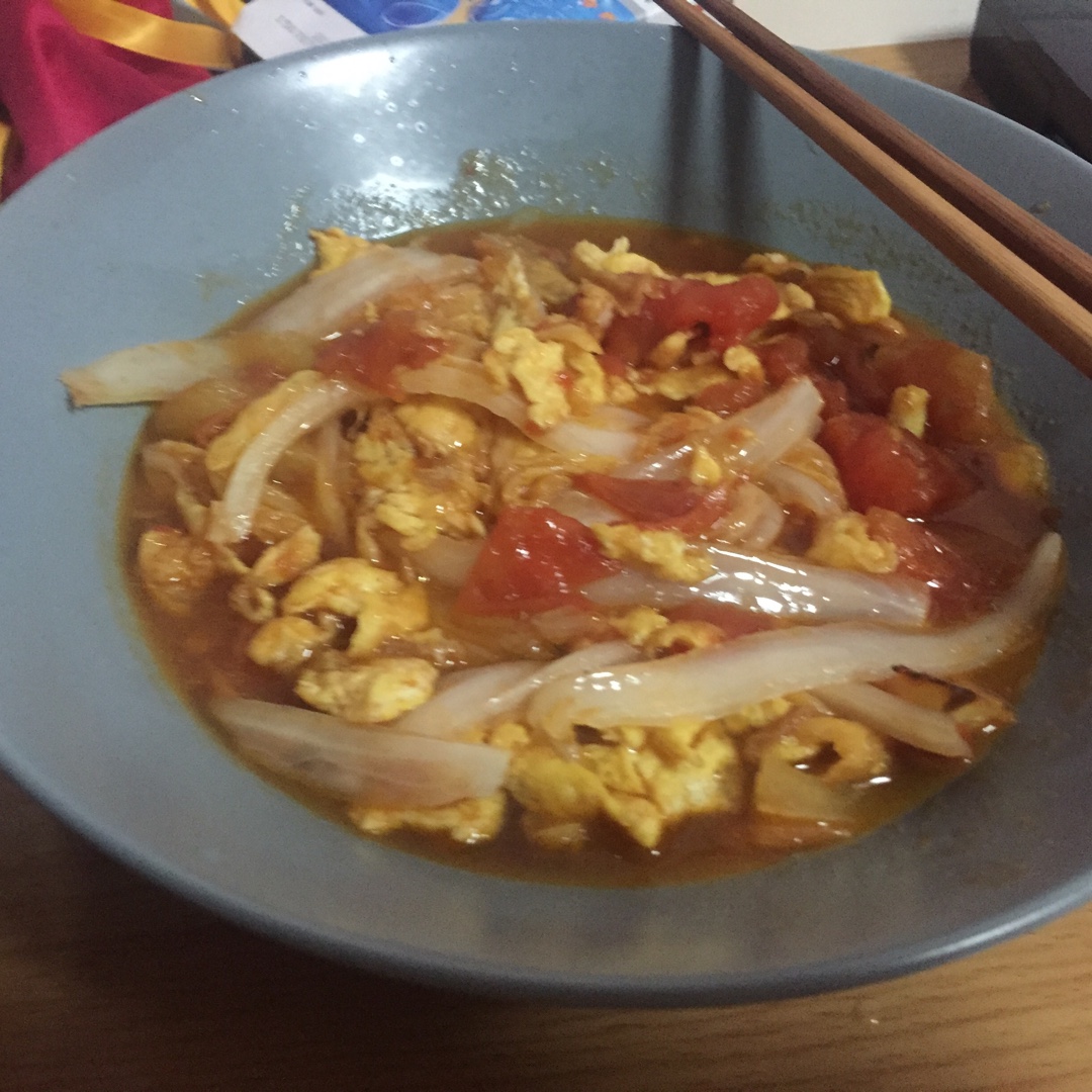 西红柿炒娃娃菜