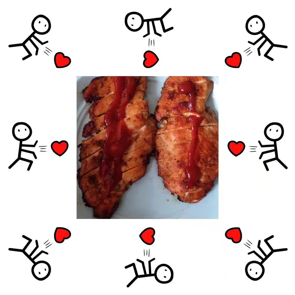 酷炫屌炸天好吃的煎鸡胸肉（香蒜蜂蜜煎鸡胸肉）