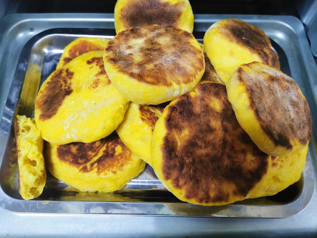 堂妈小厨——发面南瓜饼