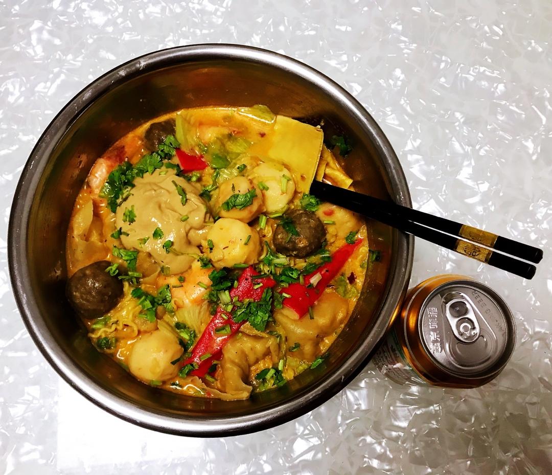 自制牛奶麻辣烫