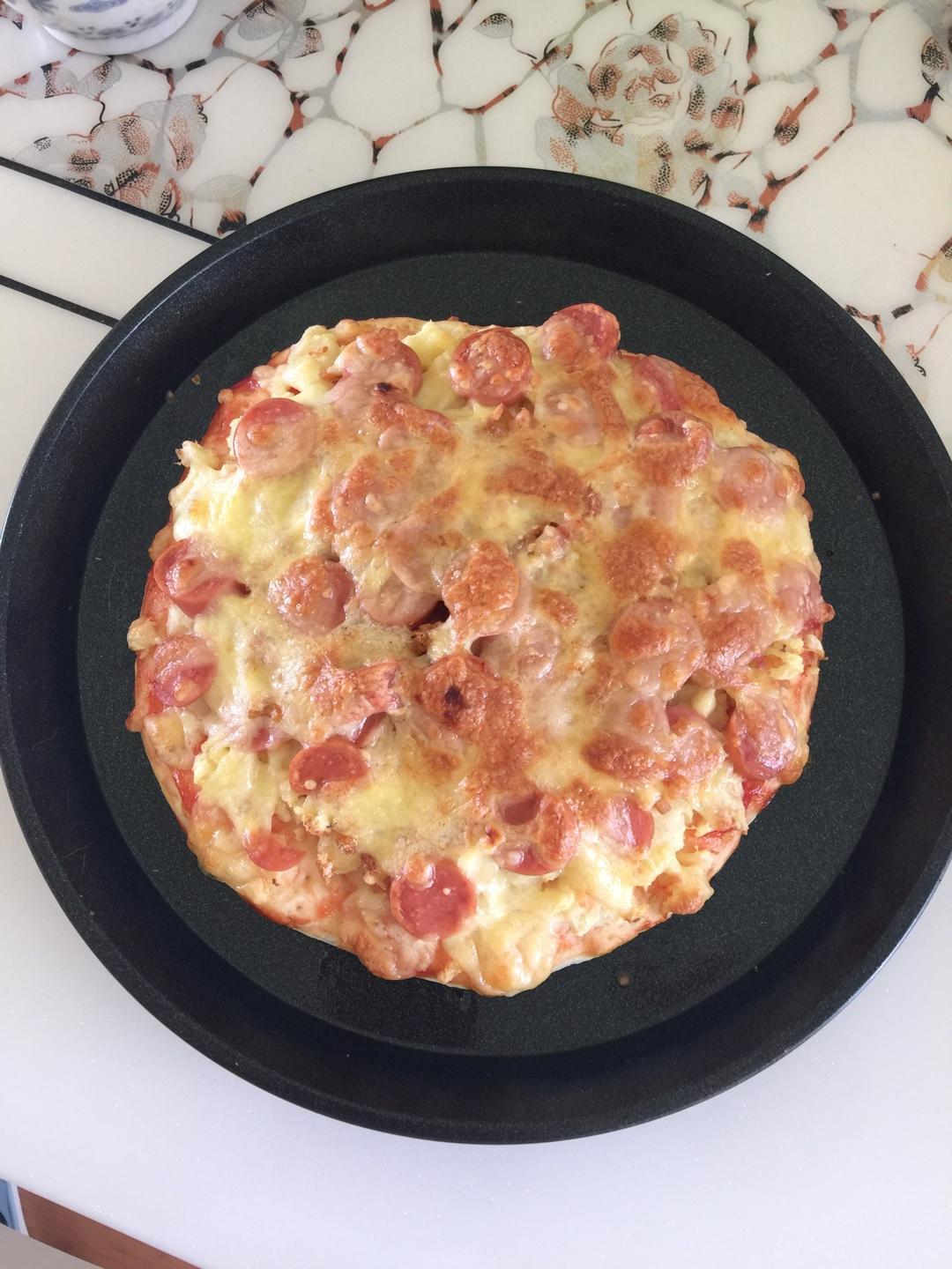 新款虾仁土豆火腿肠🍕