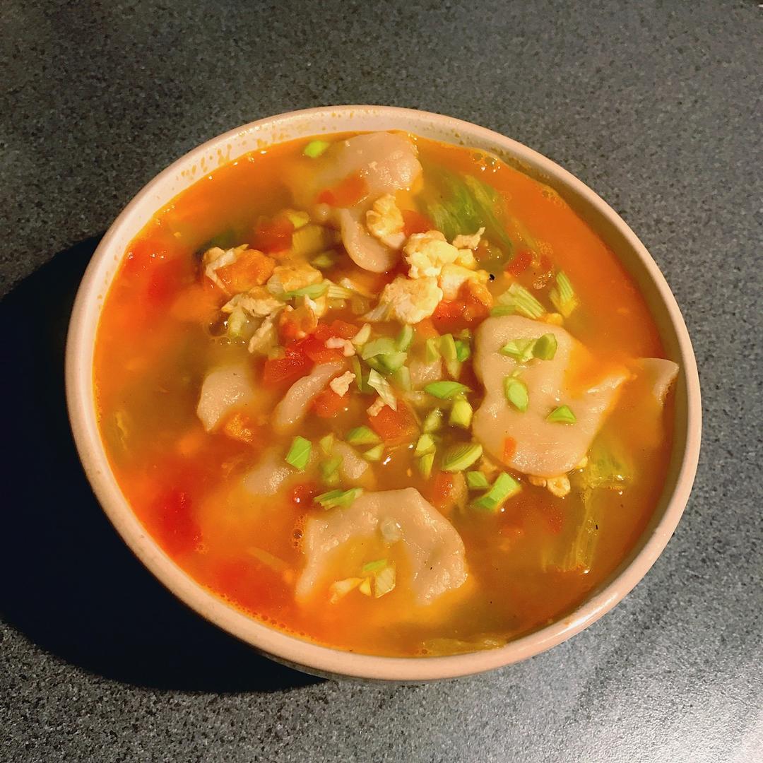 西红柿鸡蛋面片 （内附揪面片教程）