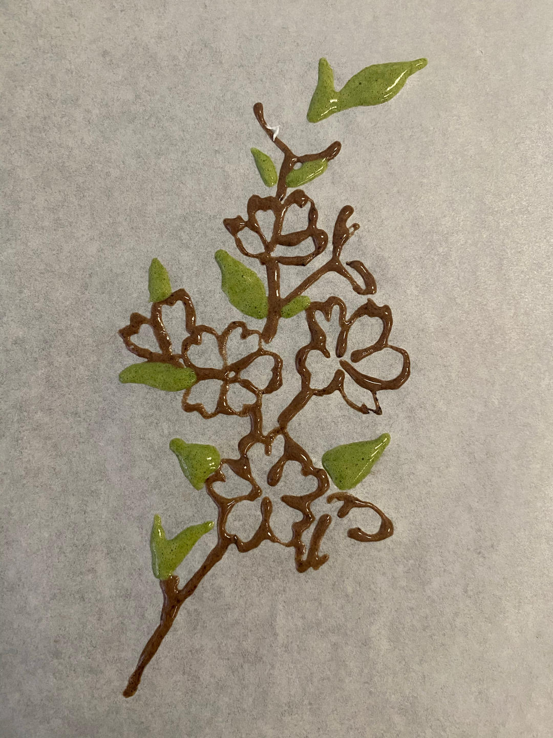 春日桃花彩绘蛋糕卷