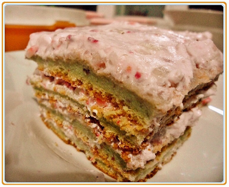 咖啡奶油千层蛋糕