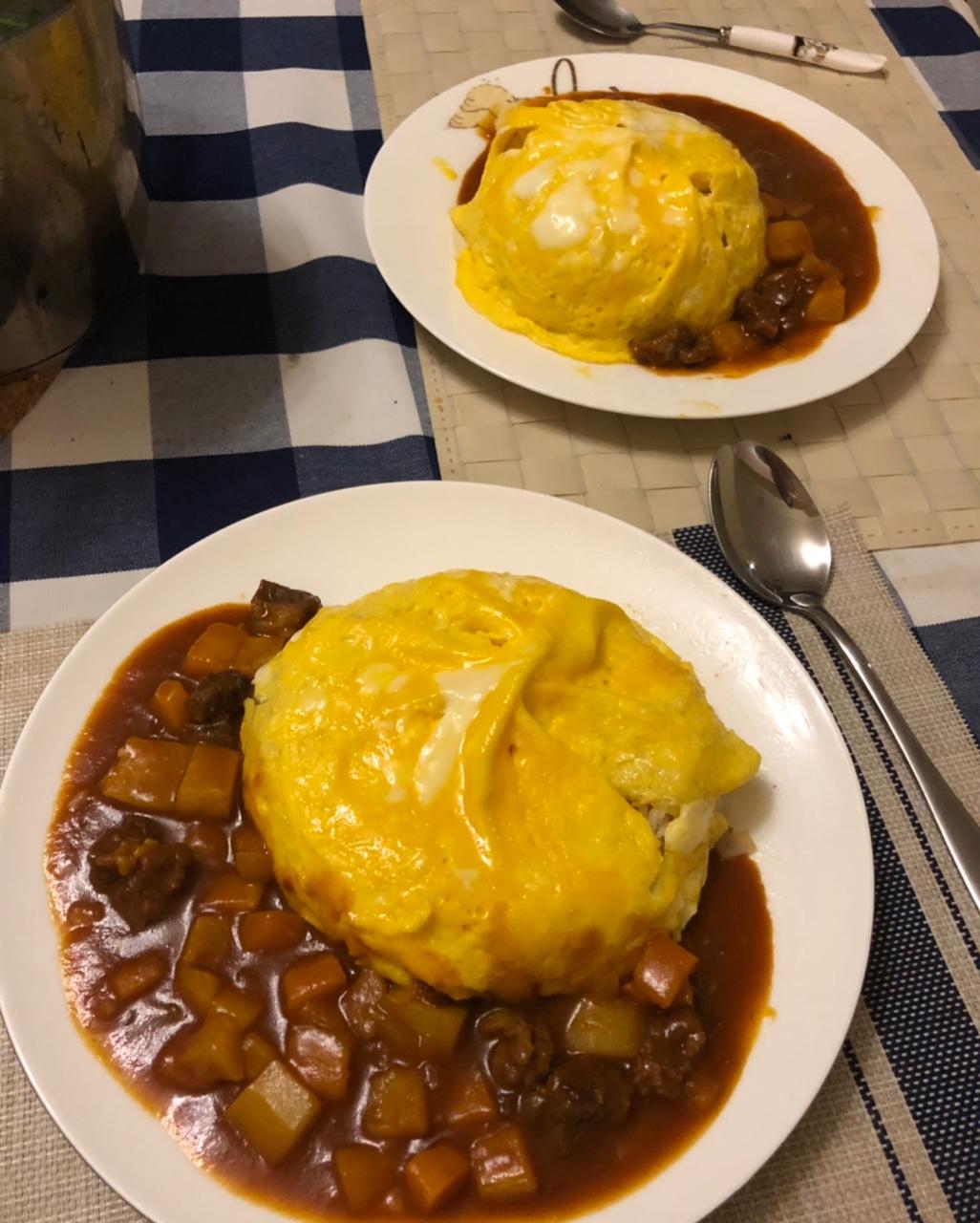 颜值高又好做的裙子蛋包饭