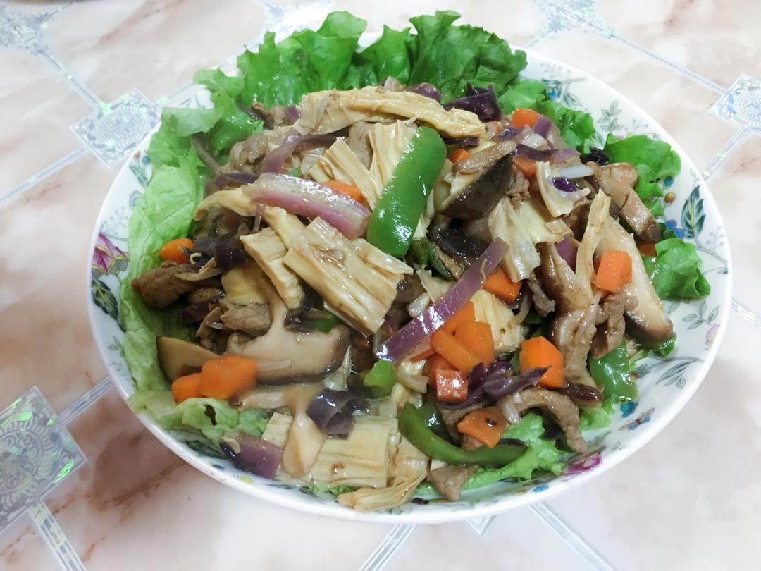 腐竹烧香菇
