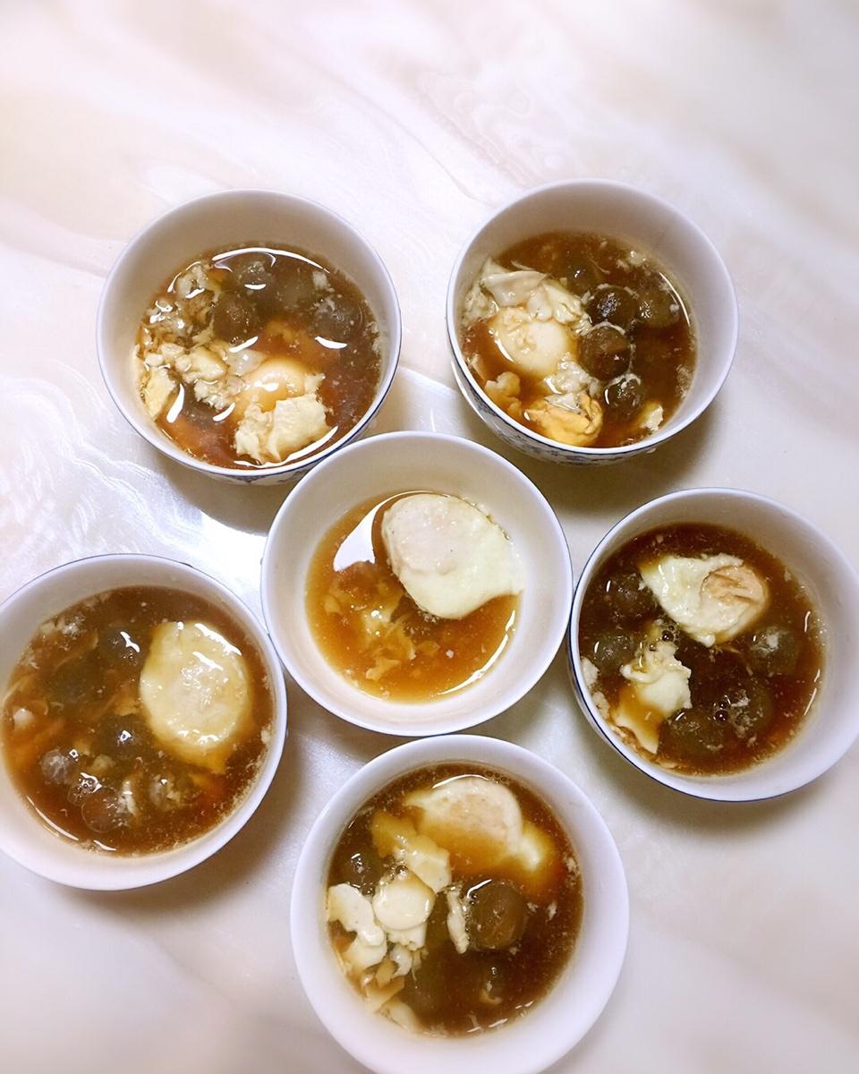 桂圆红枣鸡蛋糖水