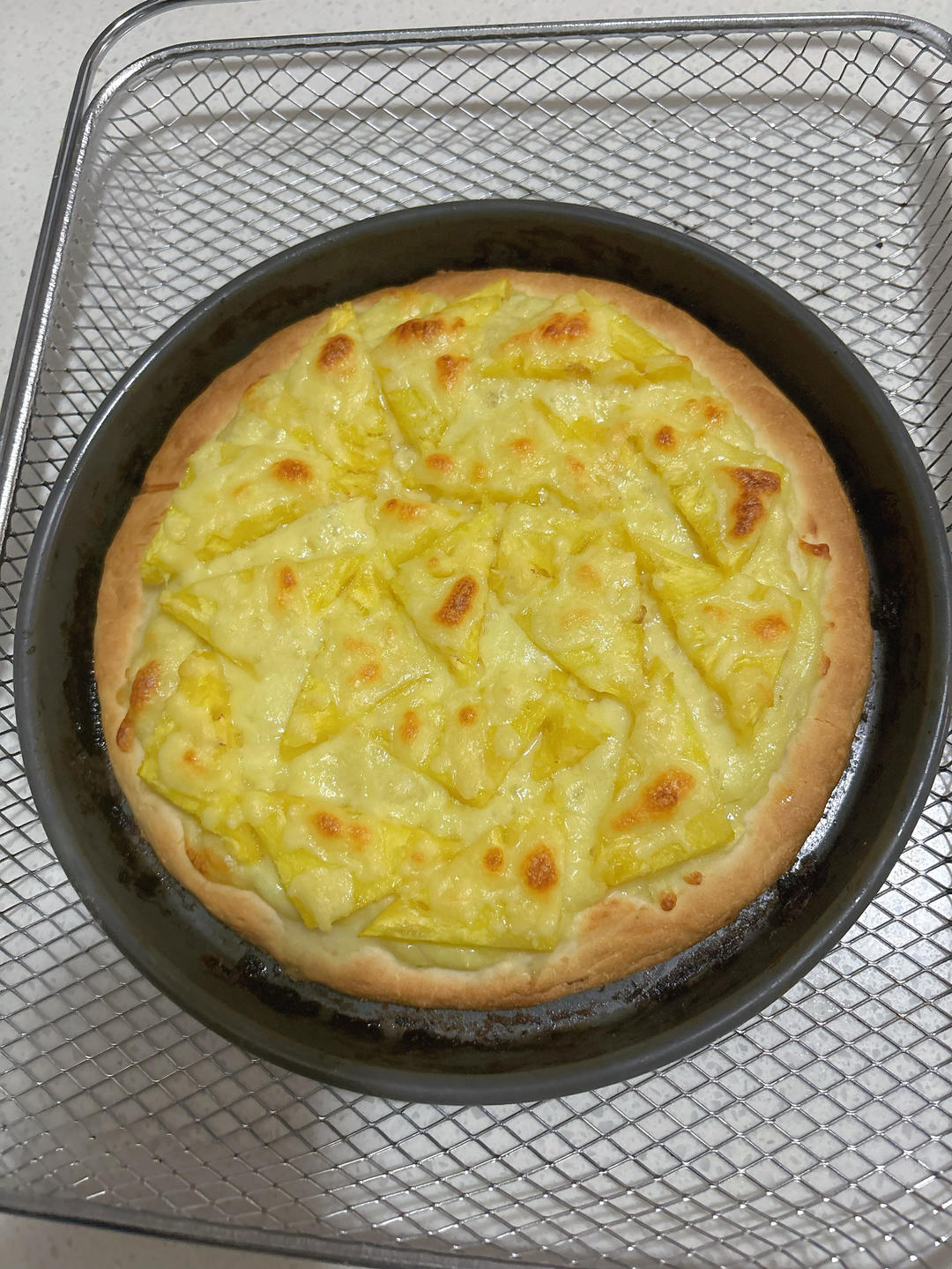 榴莲菠萝披萨（自制披萨皮）