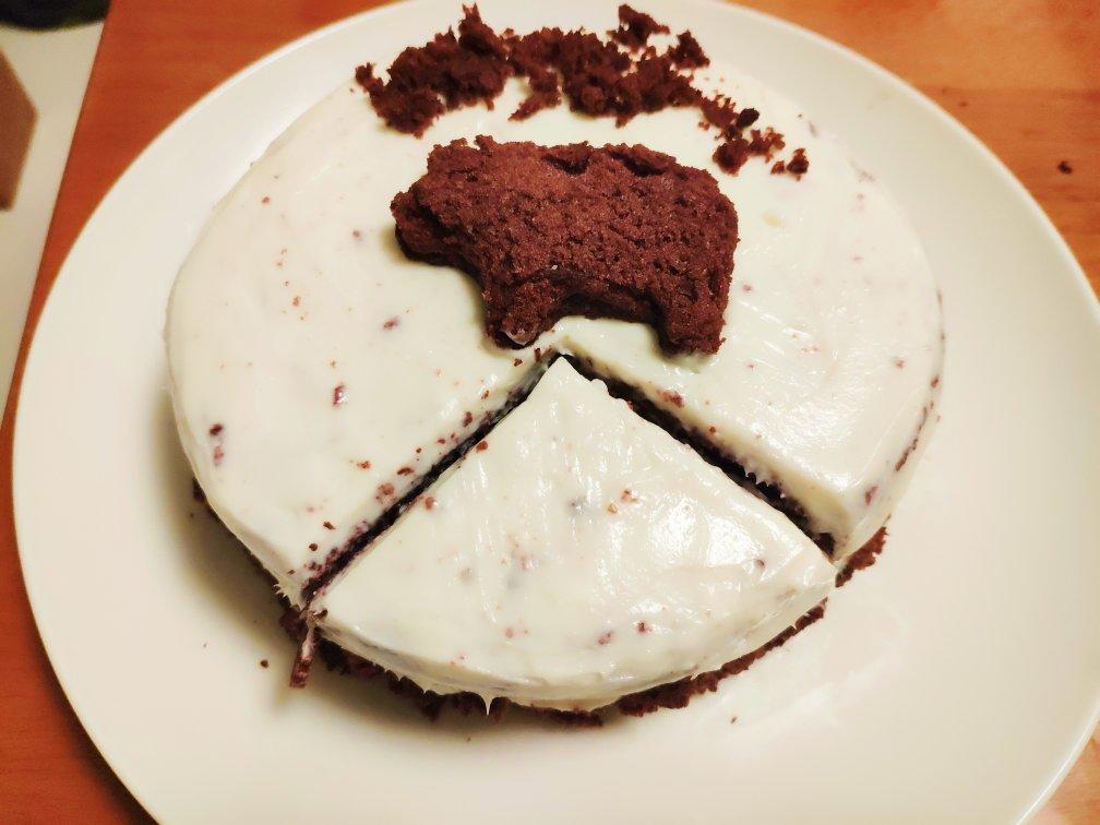 💕【情人节】爱心红丝绒蛋糕+奶油奶酪霜