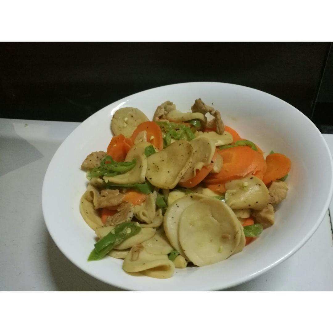 老丁的私房菜-美极杏鲍菇