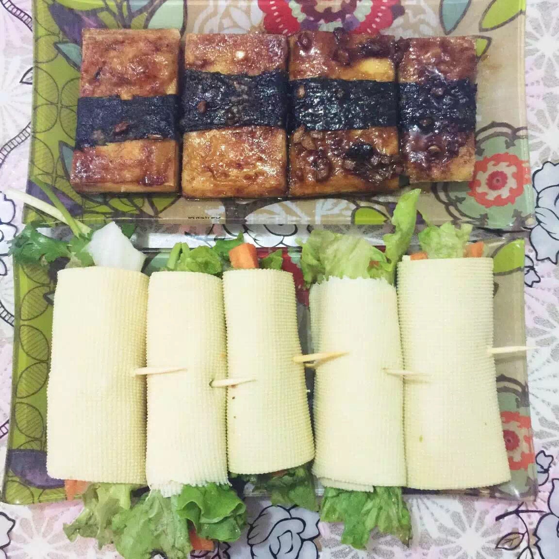 日式照烧海苔豆腐