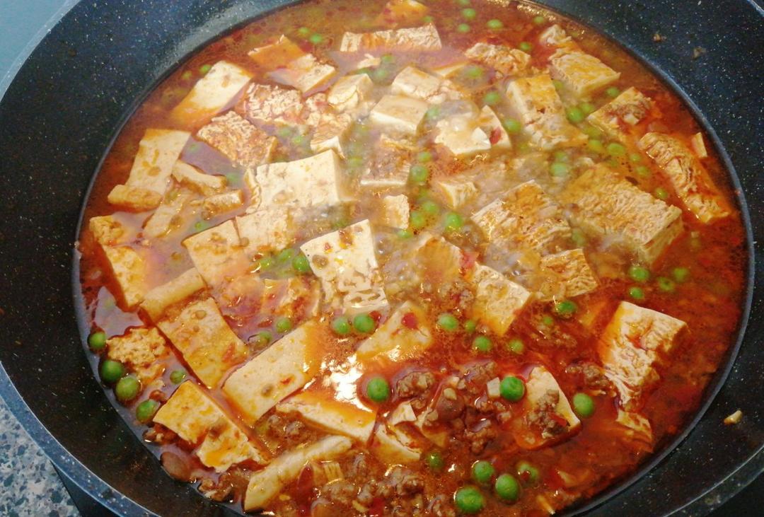 无油牛肉末麻婆豆腐