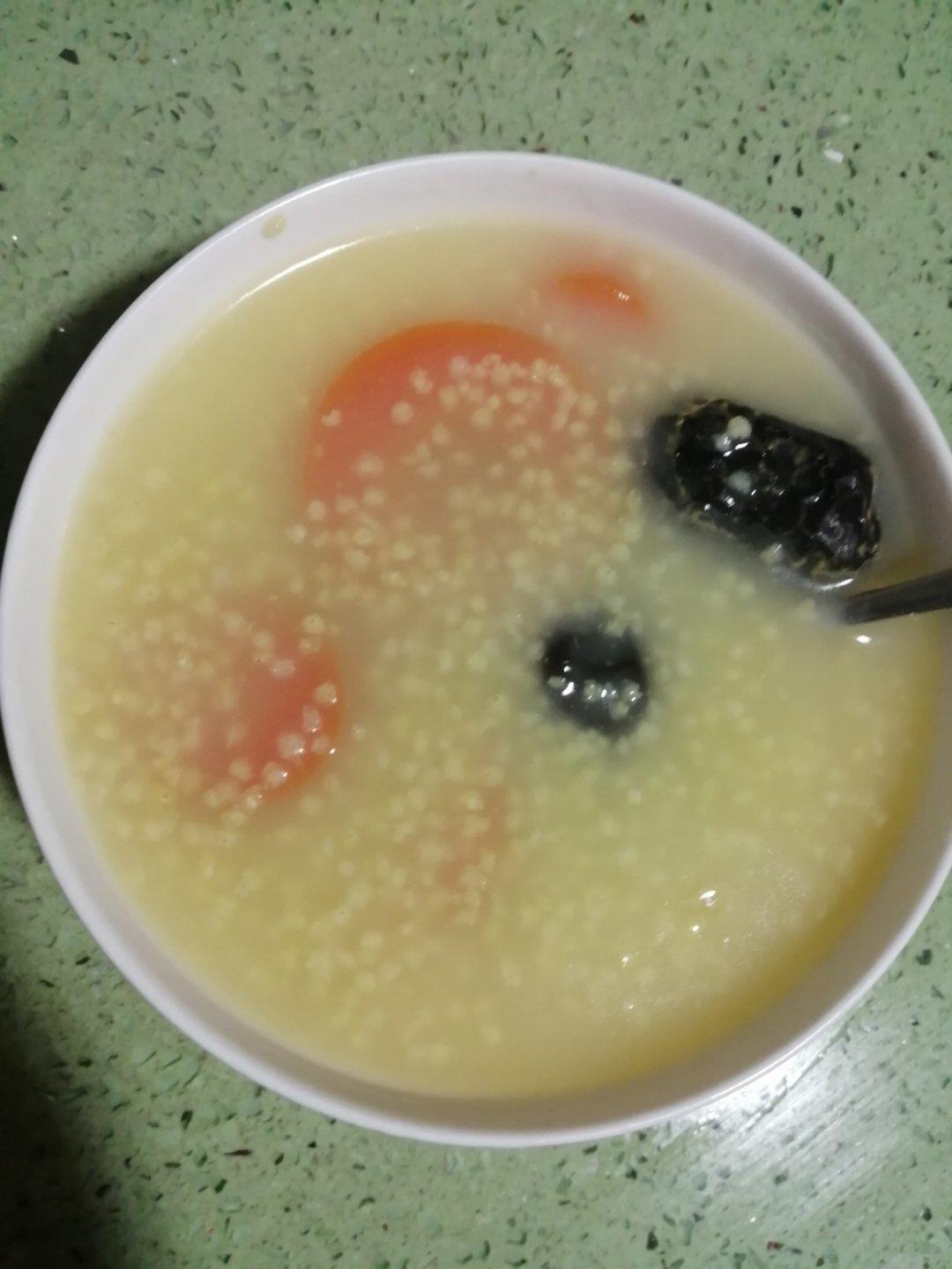 胡萝卜小米粥