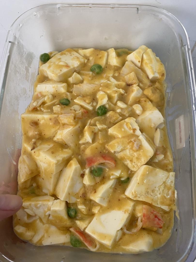 蟹黄豆腐（咸蛋黄版）