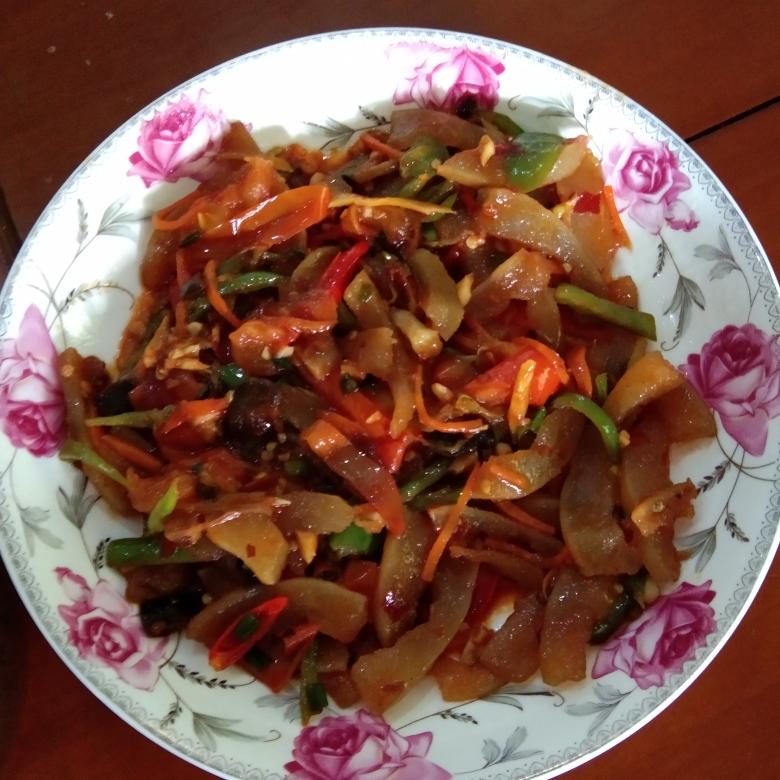 美味酱板牛皮