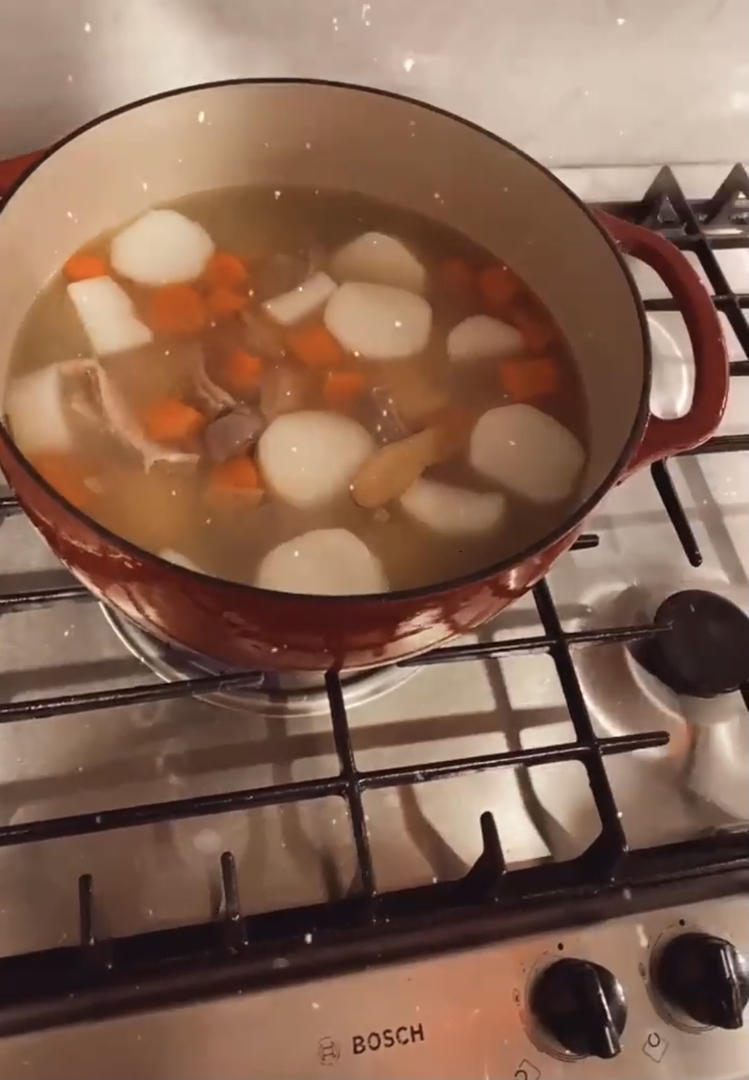 【北鼎珐琅铸铁锅食谱】滋补猪肚山药汤