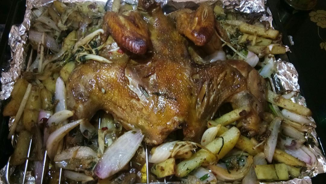 袋袋烤鸡--自制腌料+脆皮秘籍