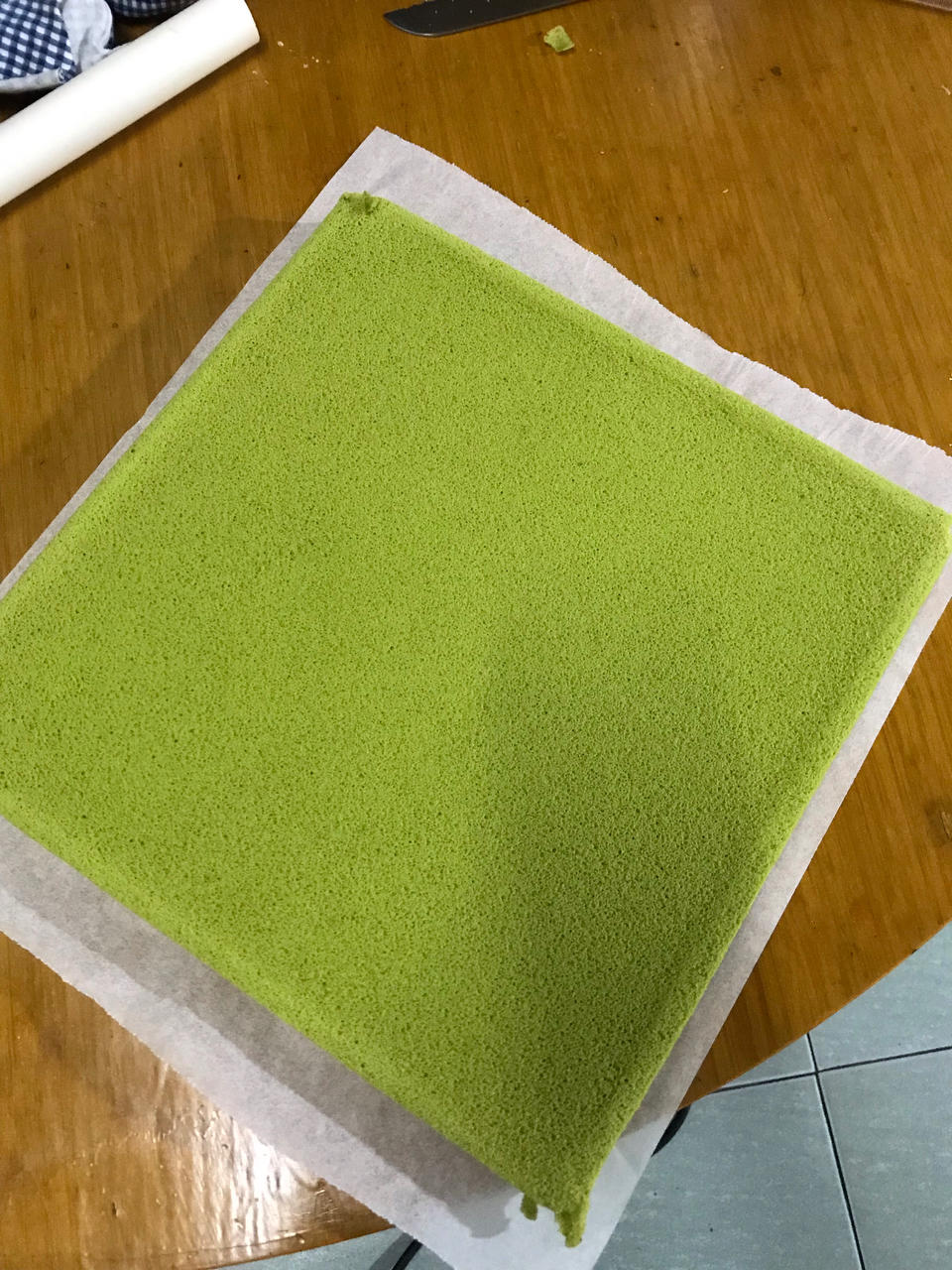完美抹茶蜜豆蛋糕卷