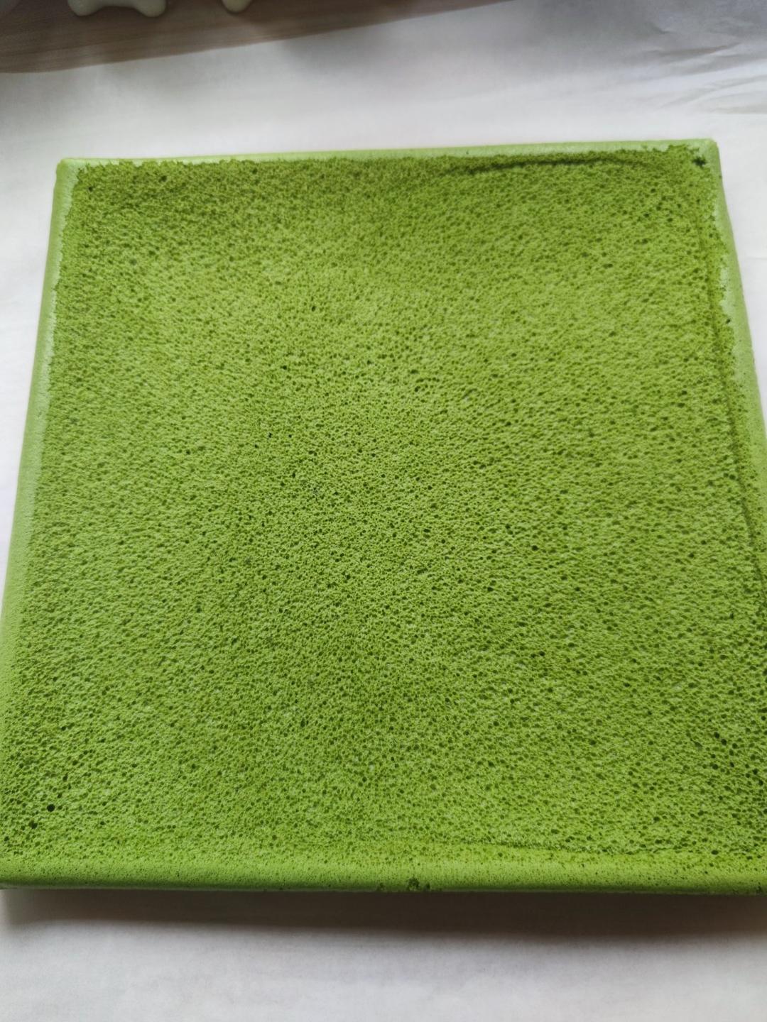 抹茶奶油蛋糕卷，一抹，倾心