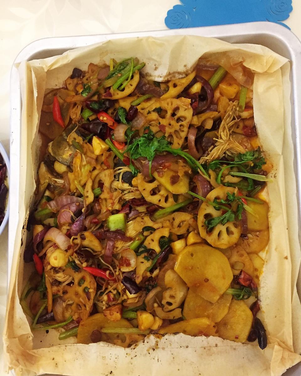 烤箱烤鱼