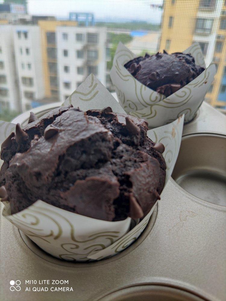 在家做巧克力蘑菇头麦芬蛋糕🍫