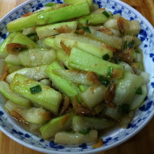 必备家常菜之蒲瓜炒蛋