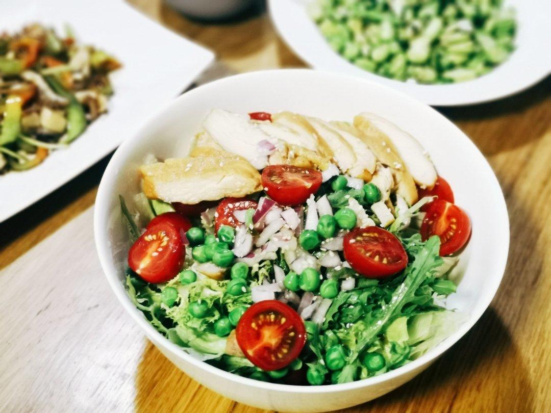 健身沙拉鸡胸肉健身沙拉