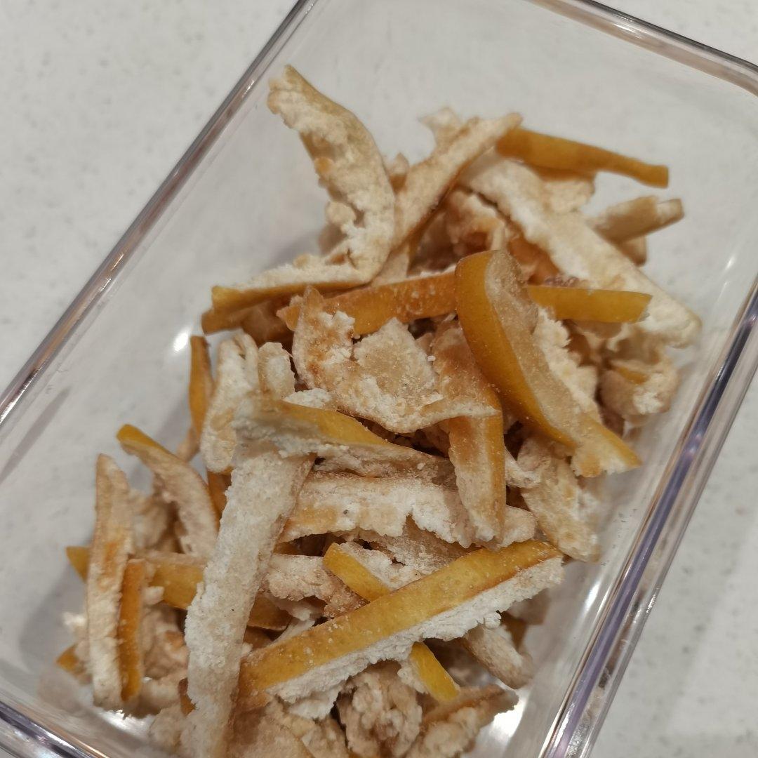 糯唧唧的柚子皮糖