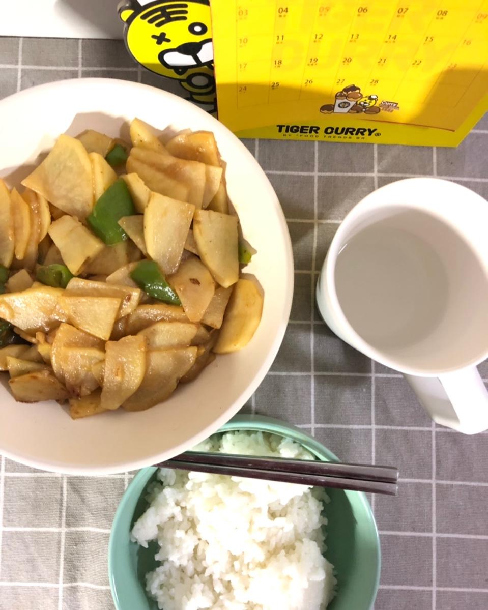 懒人版青椒土豆片