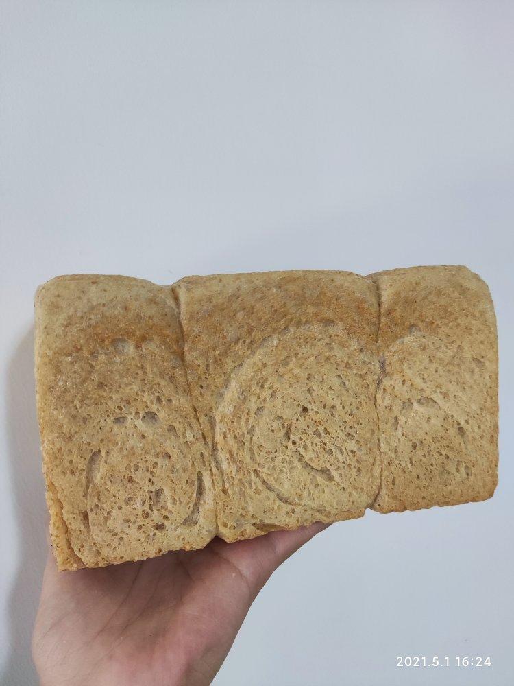 100%中种全麦吐司  麦香💯70%全麦 适合上班族、夏季首选低面温全麦吐司
