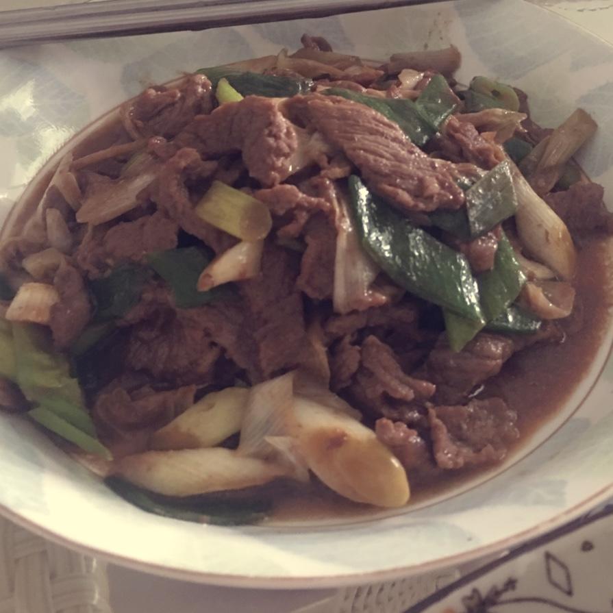 葱爆牛肉