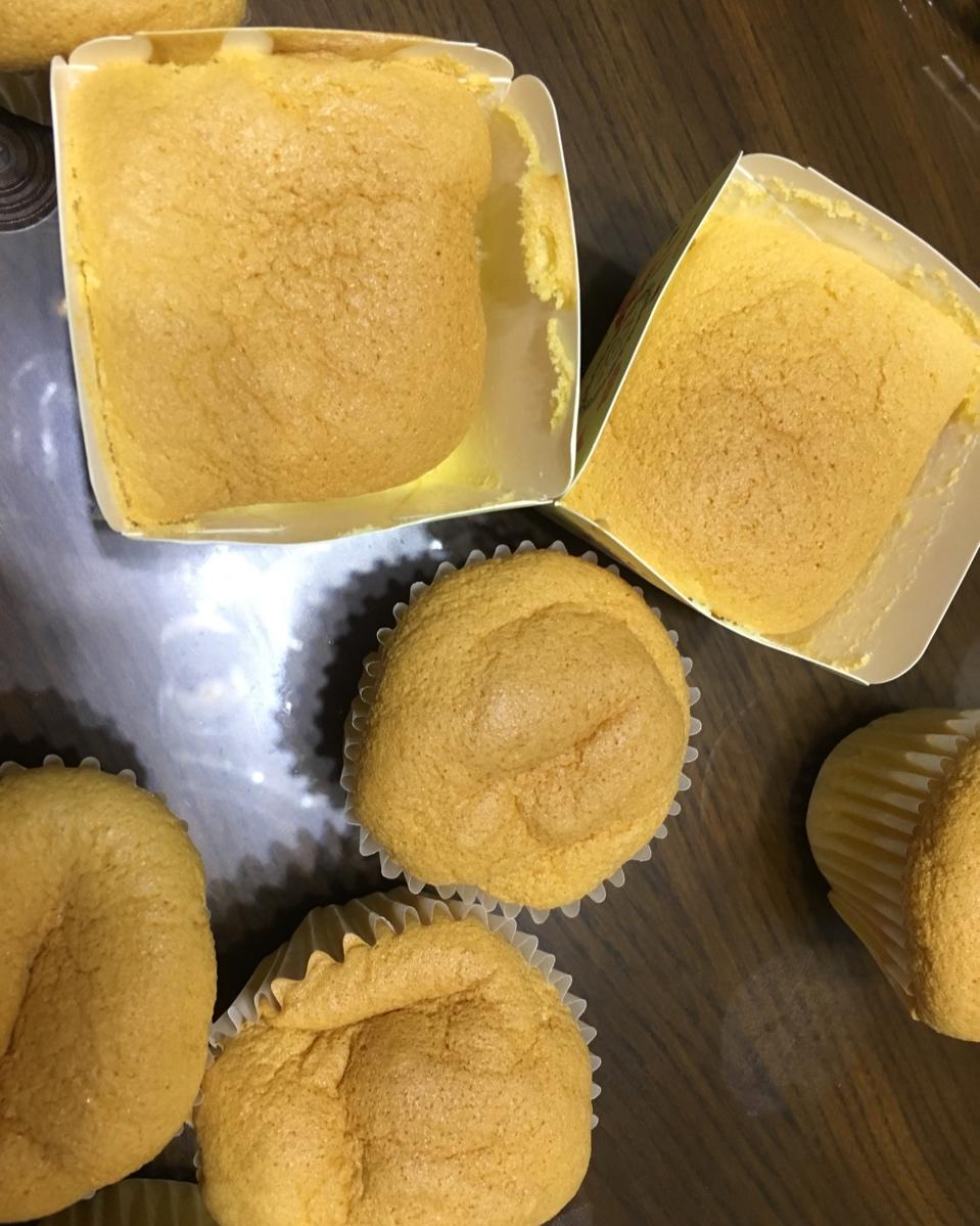 cindy乐乐乐做的炼乳纸杯蛋糕