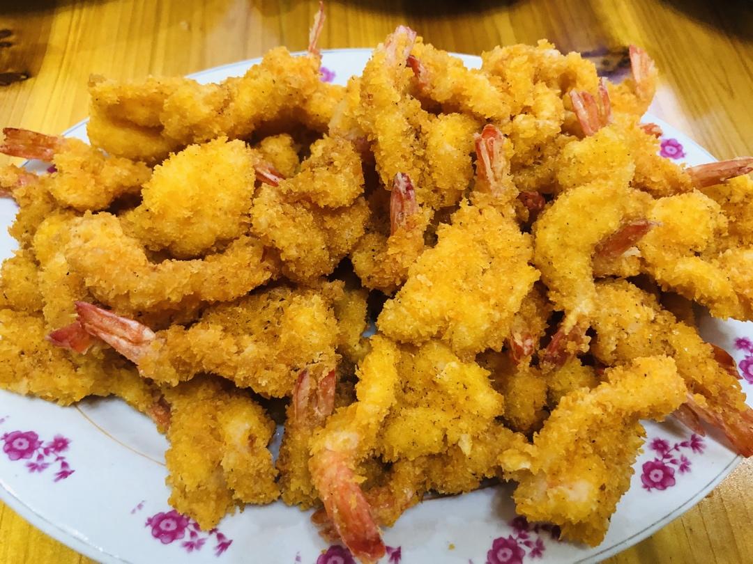 小天鹅用户5508hqlp做的酥炸凤尾虾