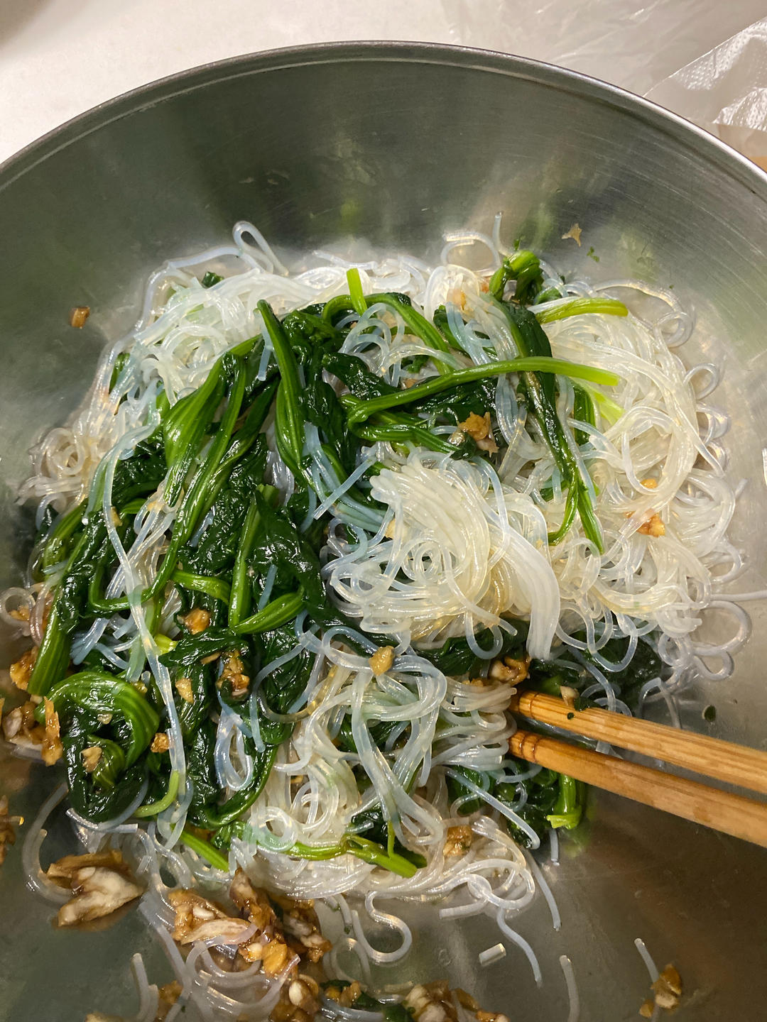 万能凉拌菜料汁（凉拌菠菜粉丝）