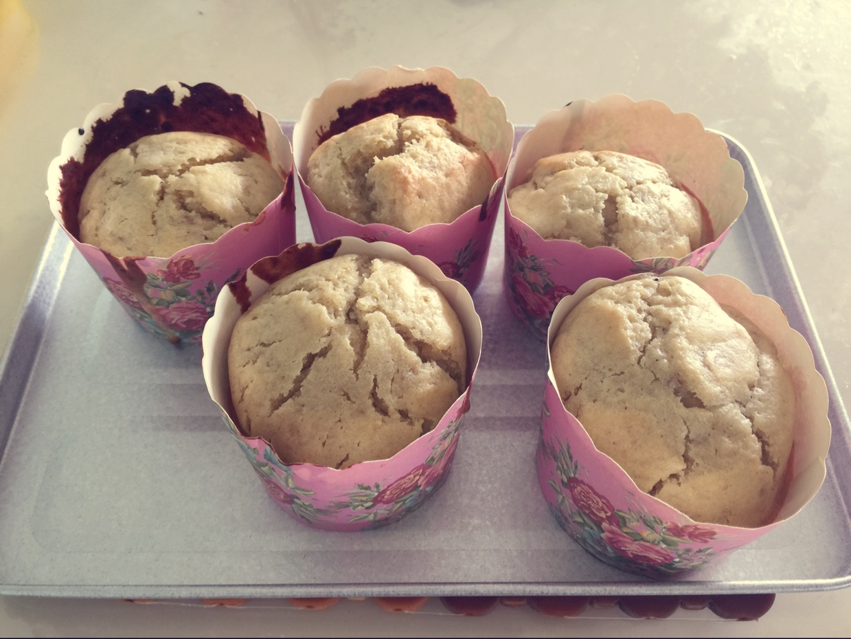 快手香蕉纸杯蛋糕