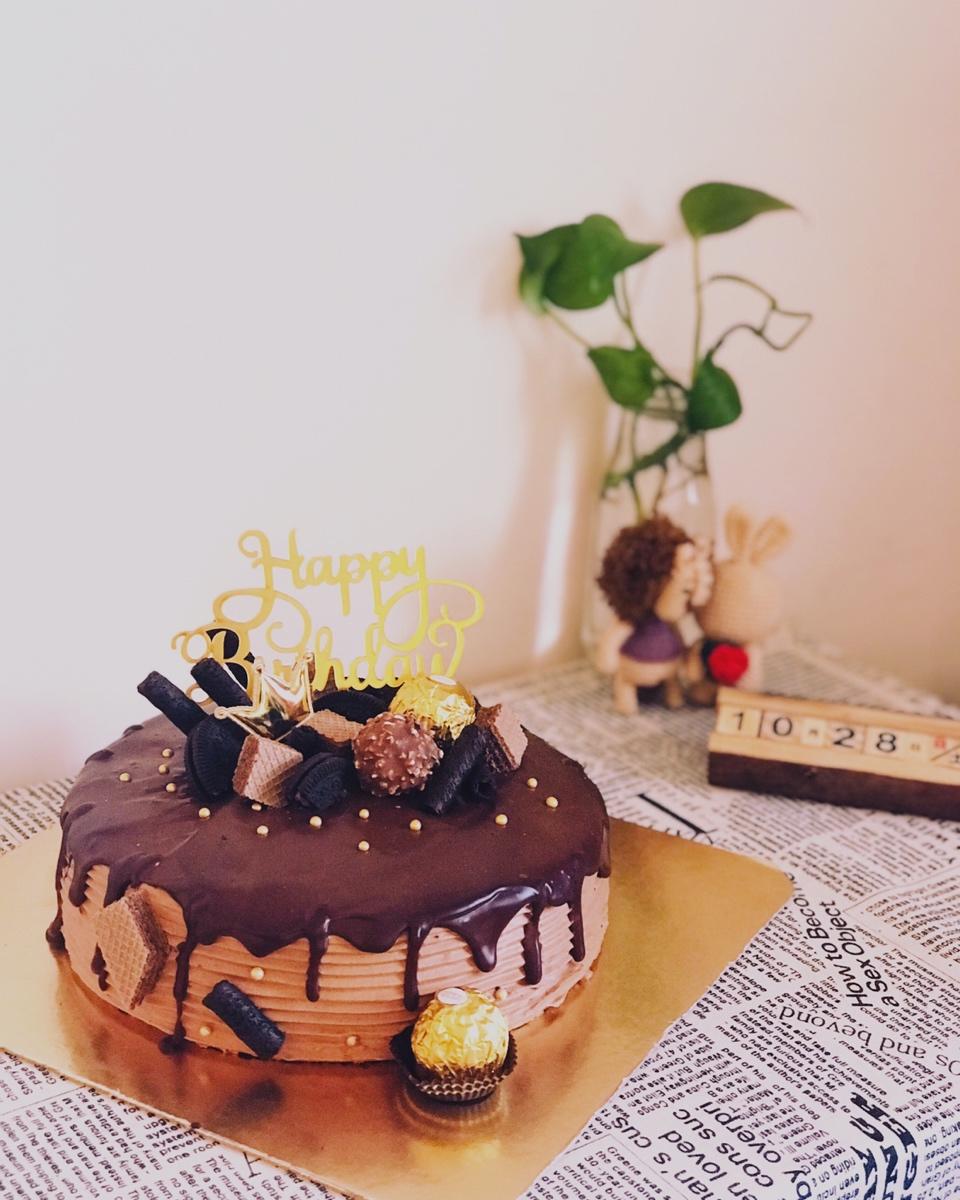 巧克力奶油蛋糕/巧克力奶油的操作手法。/「戚风及其衍生」烘焙视频蛋糕篇2