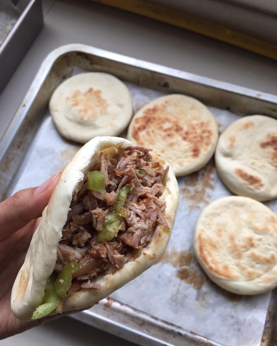 肉夹馍(白吉馍的制作)