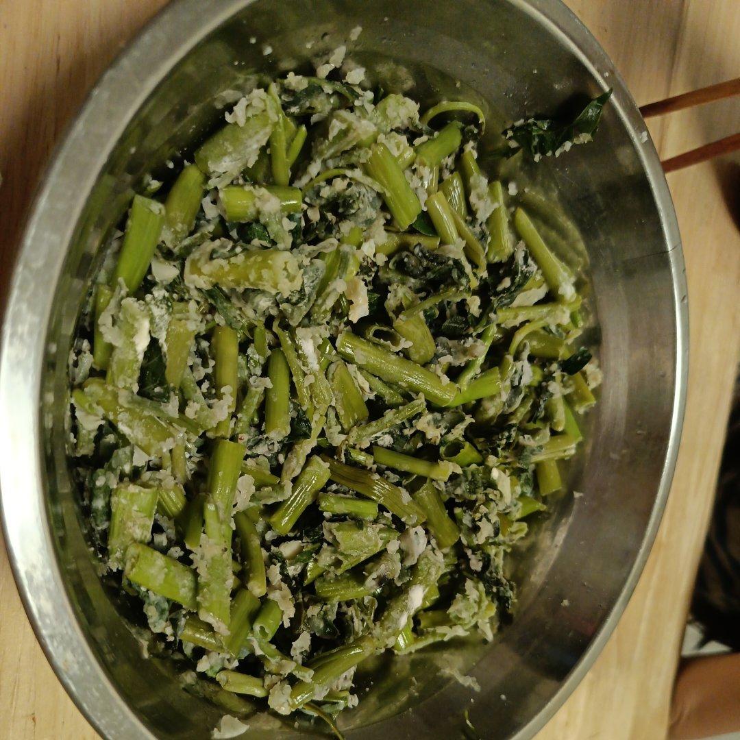 低脂蒸空心菜叶