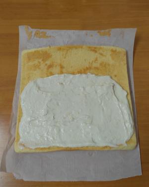 浓郁榴莲蛋糕卷（低油低糖）的做法 步骤14