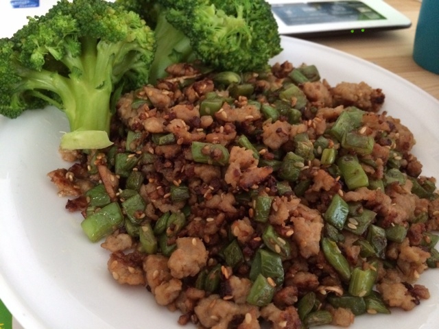 下饭菜－豇豆炒肉糜