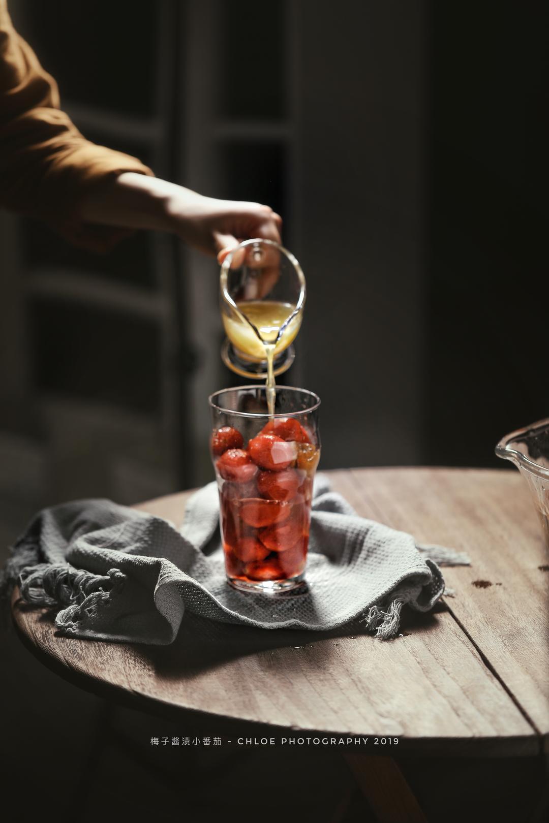 米酒梅子酱渍小番茄（下酒菜）的做法