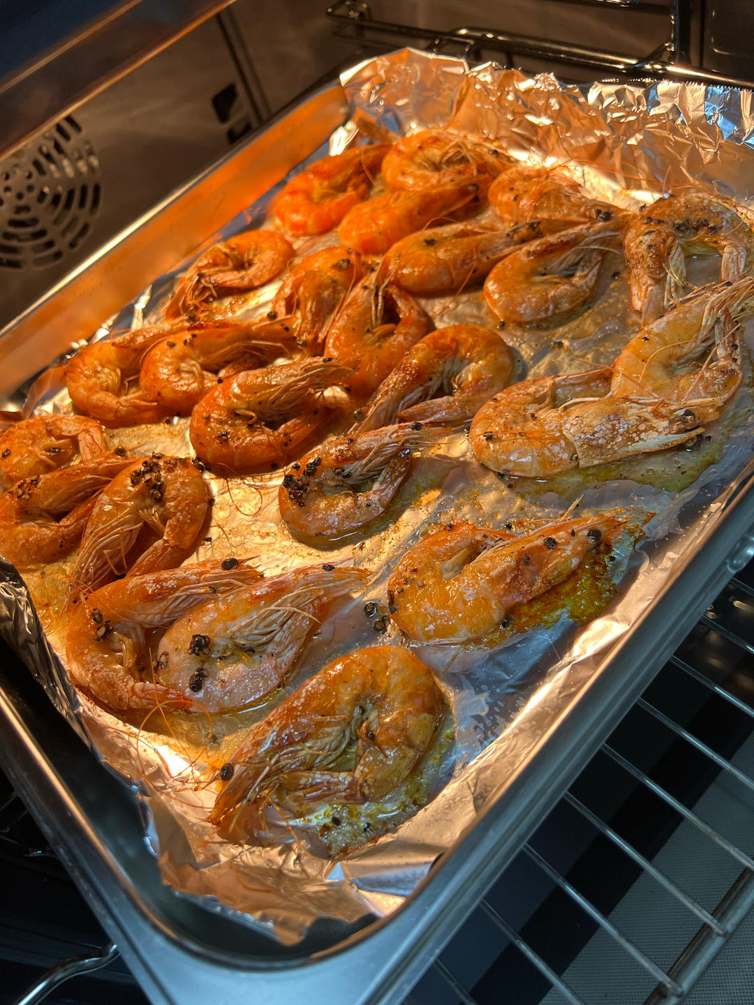 一口一虾烤北极甜虾