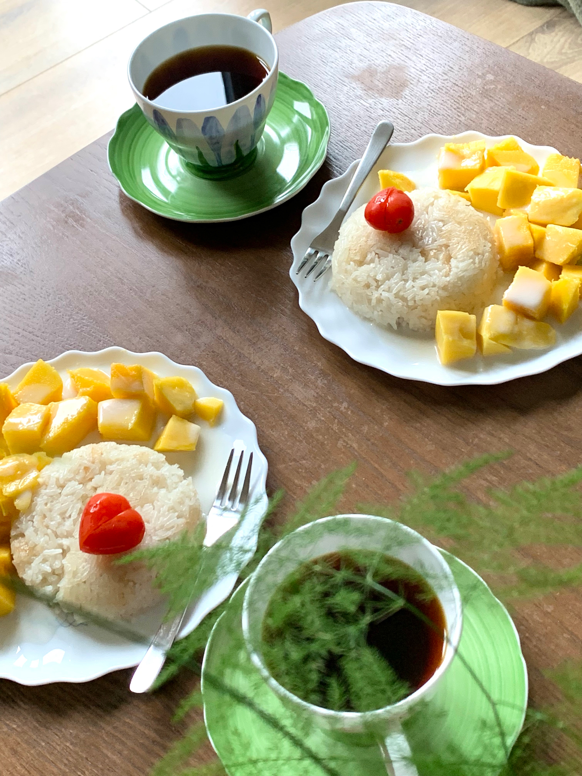 简单不输餐厅❗软糯香甜🥥椰汁芒果糯米饭