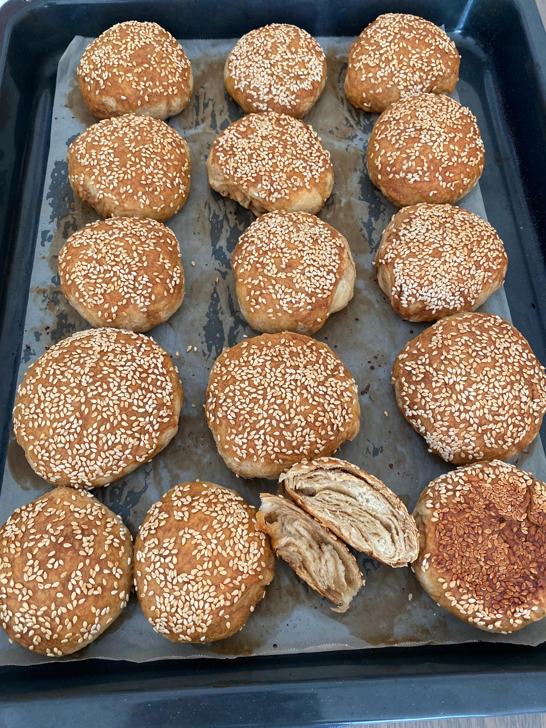酥香千层烧饼，秒杀老字号