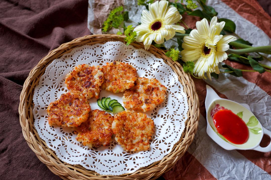 山药鲜虾饼（鸿运状元饼）的做法