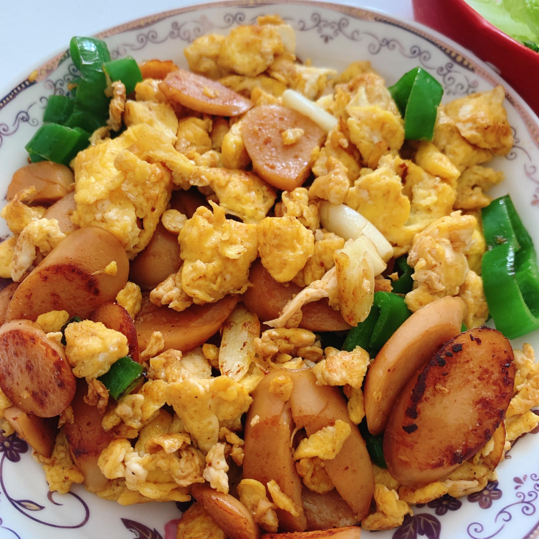 厨师长教你：“青椒炒鸡蛋”的家常做法 ,非常下饭