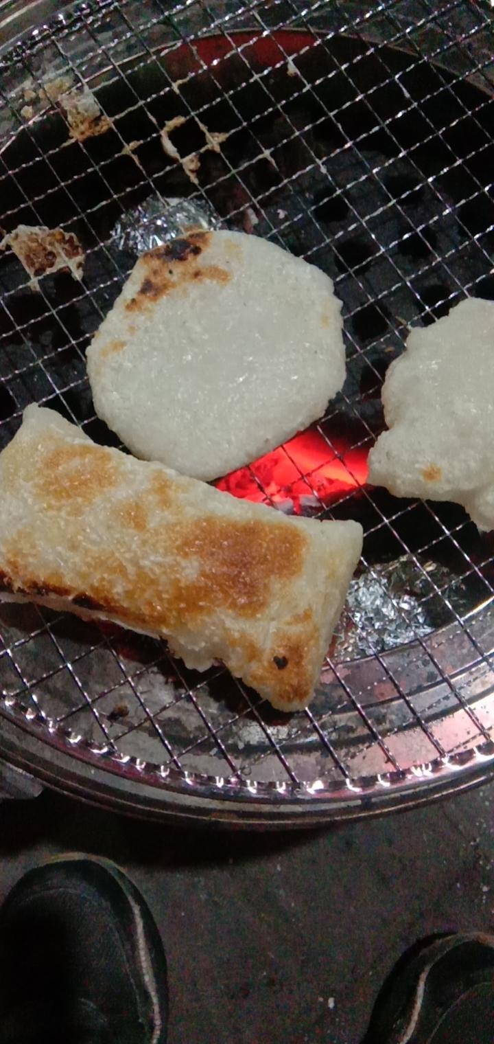 碳火烤糍粑的做法