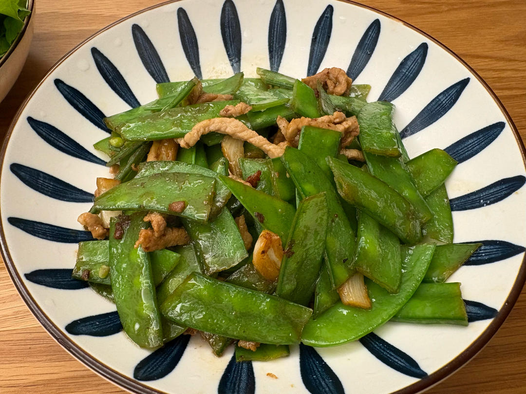 家常菜之荷兰豆炒肉